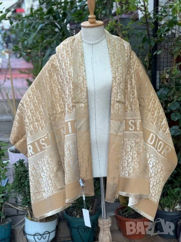 кашмирен шал christian dior , снимка 3 - Шалове - 51336424