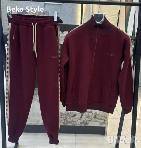 ВИДЕО НА МОДЕЛА Ватиран екип Guess в 5 цвята, снимка 5 - Спортни екипи - 52310107