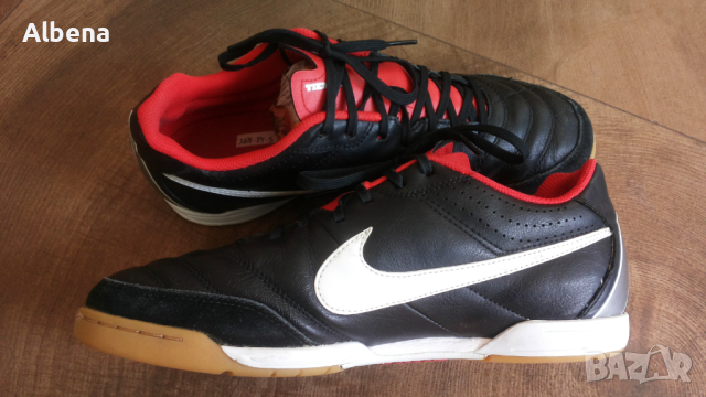 NIKE TIEMPO Leather Footbal Shoes Размер EUR 43 / U 8,5 за футбол естествена кожа 137-14-S, снимка 8 - Спортни обувки - 45063038