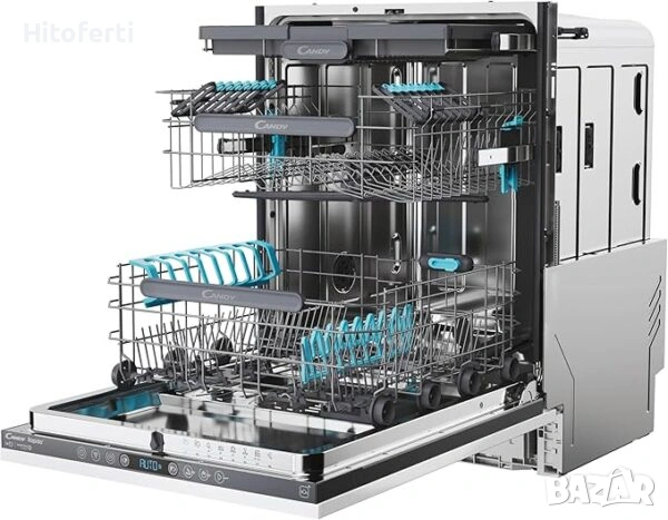 Съдомиялна машина за вграждане Candy CI6C4F0PA 60 см, Wi-Fi функция (hOn), 16 комплекта чинии, снимка 2 - Съдомиялни - 53747865