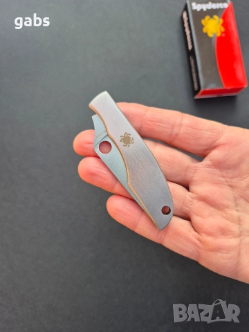 Сгъваем джобен нож Spyderco Grasshopper C138, снимка 9 - Ножове - 52851422
