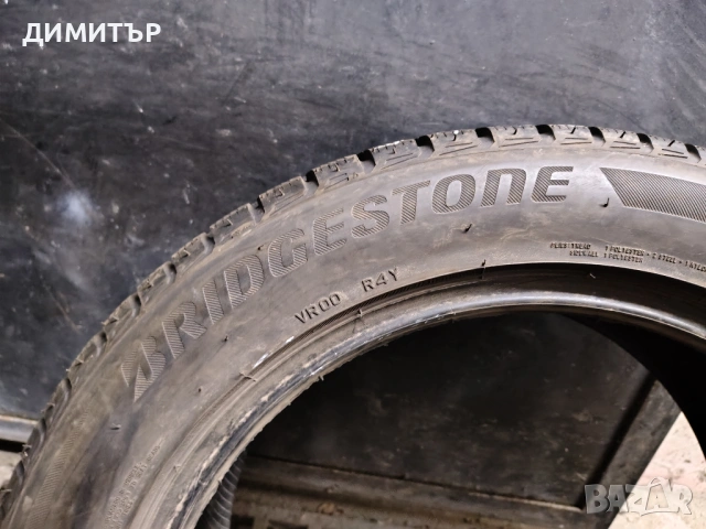2бр.зимни гуми BRIDGESTONE 225 55 18 DOT18 цена за брой, снимка 4 - Гуми и джанти - 53976478