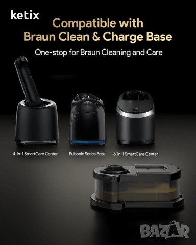 Почистваща касета за многократна употреба за почистване за Braun Clean & Renew CCR, снимка 2 - Други - 53602122