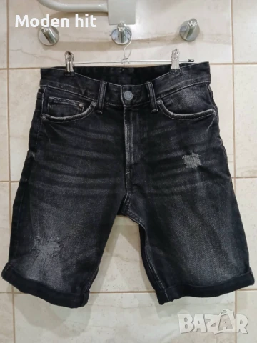  Bershka,  Denim Co, FSBN, H&M - мъжки и тийнеджърски дънкови 3/4-ти панталони , снимка 14 - Дънки - 18381382