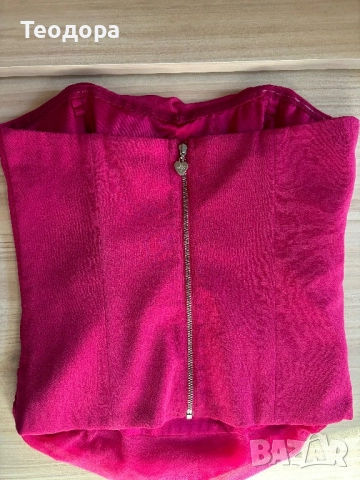 Нов розов дамски корсет с камъни Lipsy London, снимка 5 - Корсети, бюстиета, топове - 52876220