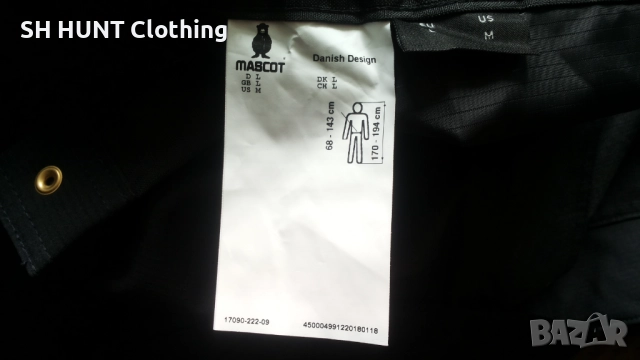 MASCOT 17090-222-09 OVERTROUSERS KNEE POCKETS размер L / XL панталон водонепромокаем W4-273, снимка 16 - Панталони - 51949698