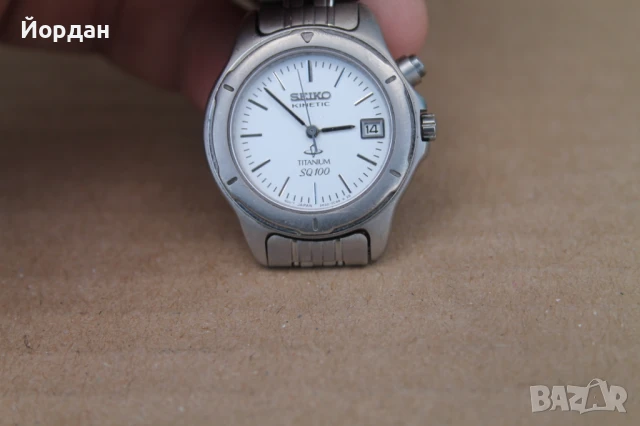 Дамски часовник ''Seiko Kinetic SQ 100 титанов'', снимка 12 - Дамски - 50728388