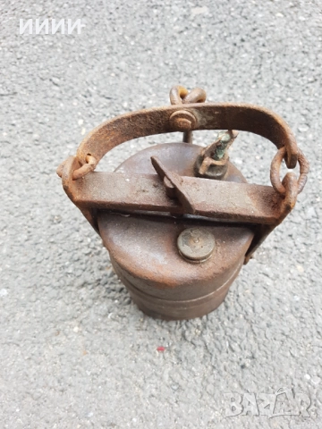 Миньорска лампа фенер, снимка 3 - Антикварни и старинни предмети - 52803873