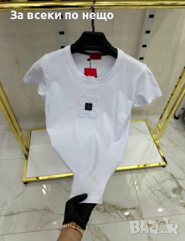 Hugo Boss Дамска Тениска👚Дамска Блуза С Къс Ръкав - Различни Цветове Код Bal Style22, снимка 3 - Тениски - 53658093