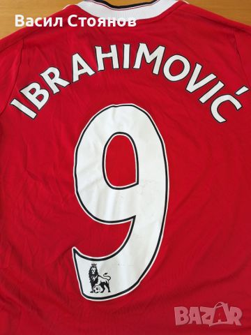 Манчестър Юн./Manchester Utd. adidas 2015-16г. №9 Ibrahimovic - за ръст 152см., снимка 8 - Фен артикули - 46757908