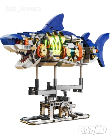 Конструктор Insoon - Механична акула, 687 части