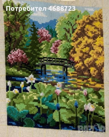 Гоблен “Езеро с водни лилии”