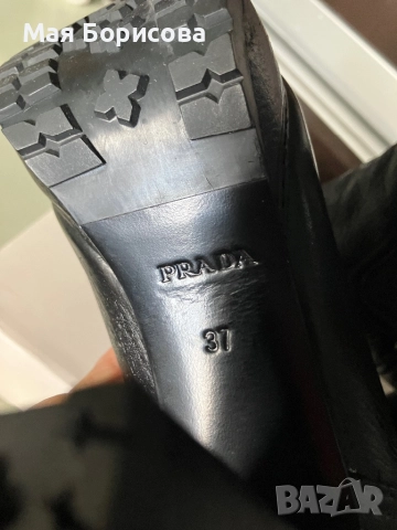 Оригинални боти PRADA 37, снимка 4 - Дамски боти - 52394107