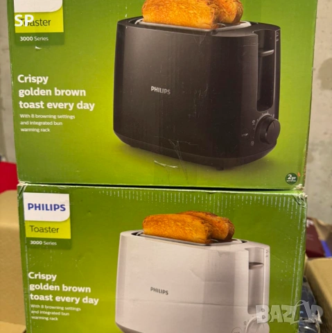 НОВИ тостери Philips 3000 Series Toaster., снимка 2 - Тостери - 53944267