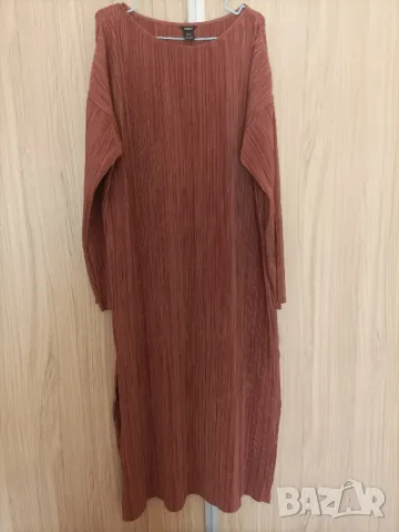 Макси рокля миди плисе , снимка 1