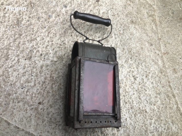 стара военна лампа /фенер/ - WWI-WWII - GERMANY, снимка 2 - Антикварни и старинни предмети - 51059292