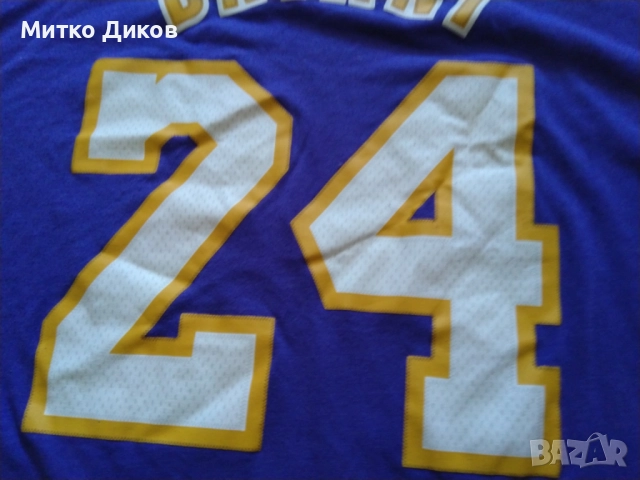 Кобе Браянт НБА Лейкърс баскетбол тениска памук №24 маркова на Адидас размер  Л, снимка 6 - Баскетбол - 51665530