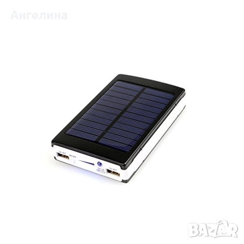 Соларна външна батерия с осветление