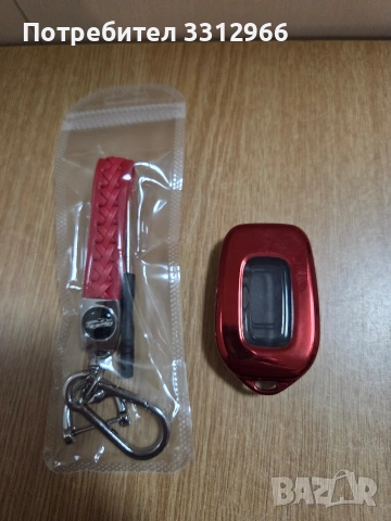 Чисто нов червен калъф за автомобилен ключ за RENAULT TWINGO