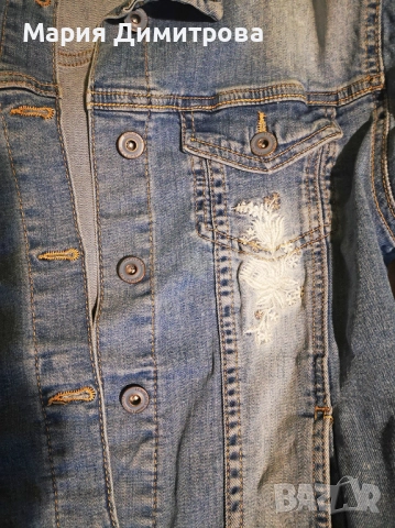 Дамско дънково яке, снимка 5 - Якета - 52879549