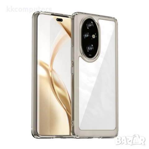Honor 200 Pro Силиконов Калъф Transparent TPU и Протектор, снимка 4 - Калъфи, кейсове - 52835138