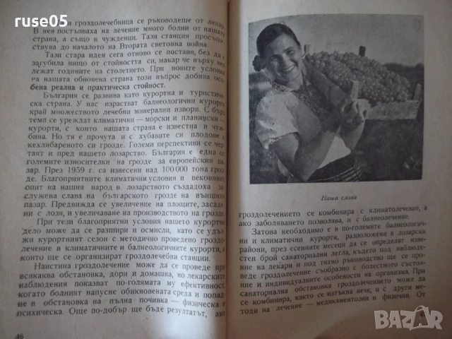 Книга "Гроздолечение - Ст. Стаматов" - 52 стр., снимка 6 - Специализирана литература - 52791777