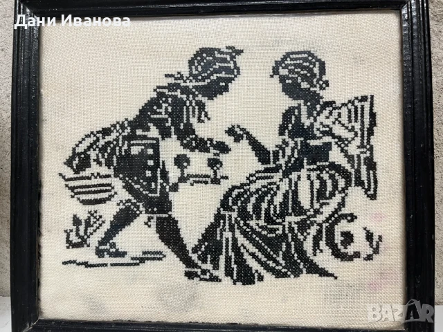 Гоблен ръчна бродерия във викториански стил, снимка 2 - Гоблени - 51239403