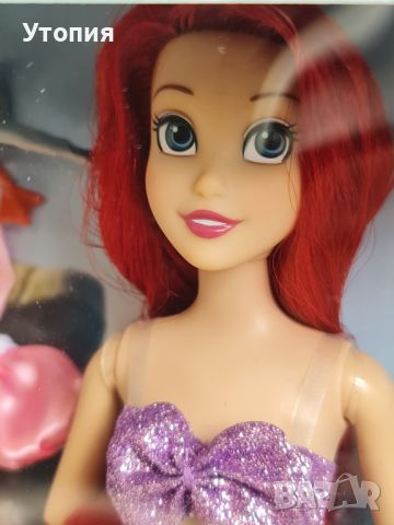НОВО! Оригинален комплект от The Disney Store Малката русалка , снимка 3 - Кукли - 46398029