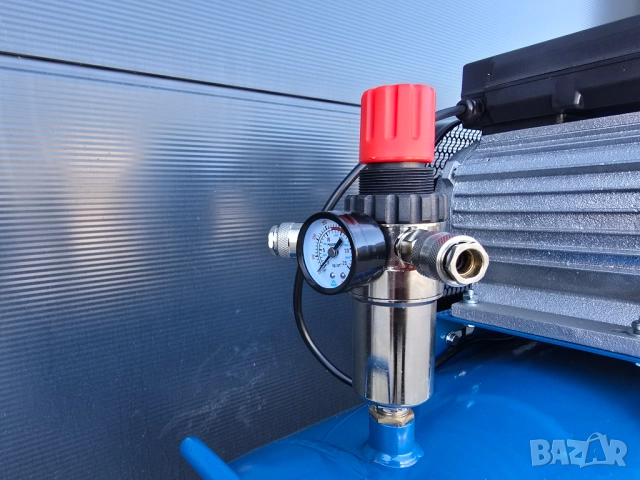 2025 Компресор за въздух - 150 литра 3.0 kW, 4 hp 12 bar.480л/м, снимка 5 - Компресори - 52270498