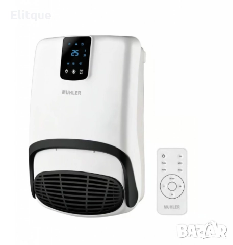 Печка вентилаторна за баня MBH-2007D, 2000W, eлектронно упраление, снимка 5 - Друга електроника - 52787174