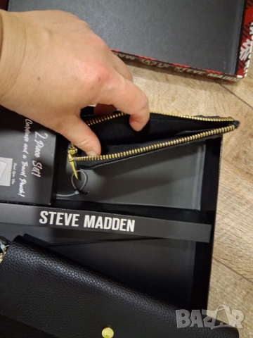 Комплект Steve Madden 2pc Gift Set , снимка 5 - Портфейли, портмонета - 53503059
