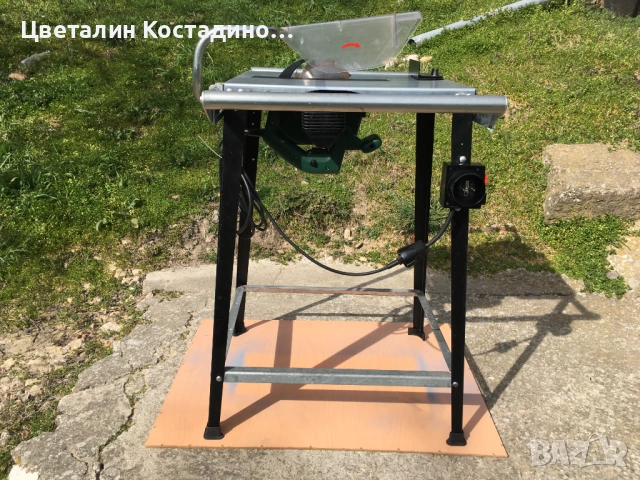 настолен циркуляр Bosch, със стойка Bosch, снимка 5 - Триони и циркуляри - 53801625