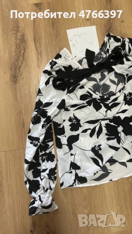 Дълъг ръкав елегантна и нежна тънка блуза