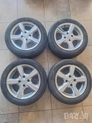 Лети джанти 15" + Зимни гуми за Пежо, снимка 3 - Гуми и джанти - 53773537