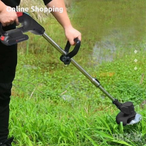 Безжична градинска косачка - тример за трева XXL, 2x AC