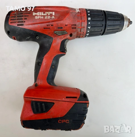Hilti SFH 22-A - Акумулаторен ударен трискоростен винтоверт 2x22V 5.2Ah, снимка 4 - Винтоверти - 54046338