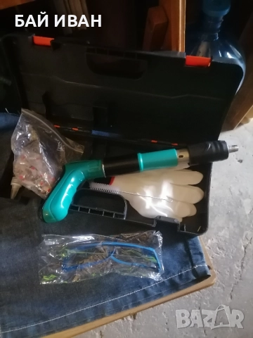 РЪЧЕН МИНИ ПИСТОЛЕТ ЗА ГВОЗДЕИ С БАРУТ , снимка 4 - Други инструменти - 52565047