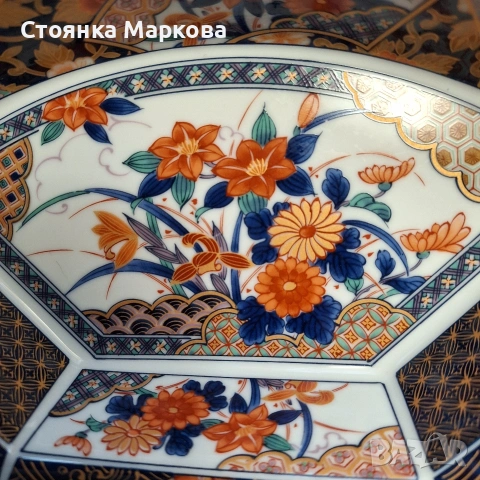 Керамична салатиера от 5 части, снимка 3 - Форми - 53300898