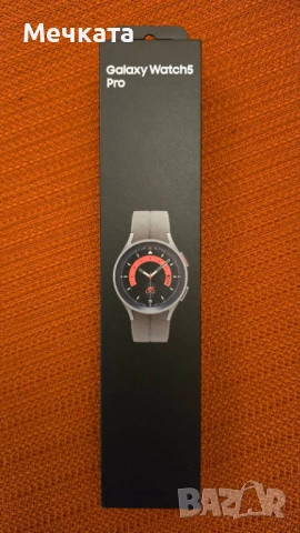 НОВ!! Смарт часовник Galaxy Watch 5 Pro - В ГАРАНЦИЯ !!, снимка 5 - Смарт часовници - 52861079