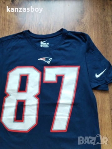 Nike new england patriot - страхотна мъжка тениска S , снимка 3 - Тениски - 53739171
