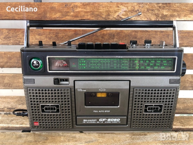 Радиокасетофон Sharp GF-8080E , снимка 8 - Радиокасетофони, транзистори - 53171104