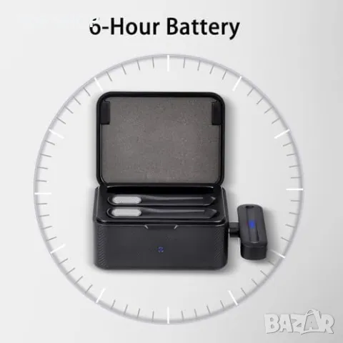 Нов Безжичен лаважен Микрофон за iPhone / iPad  Множество Режими, снимка 6 - Микрофони - 50038580