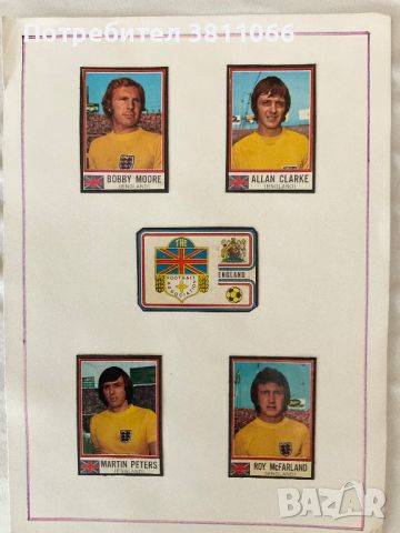 Panini stickers World cup Germany Munhin 1974/ Стикери панини от световното 1974 в Германия Мюнхен, снимка 15 - Колекции - 46602412