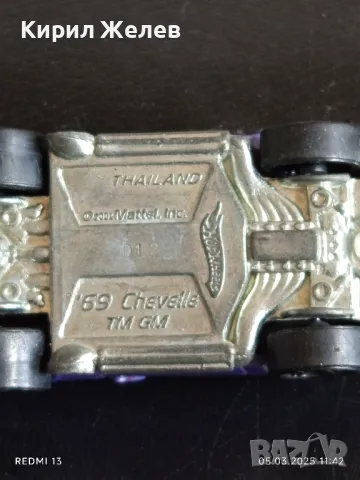 Метална количка Chevelle TM GM MADE IN THAILAND за КОЛЕКЦИЯ ДЕКОРАЦИЯ 49254, снимка 10 - Колекции - 49369950