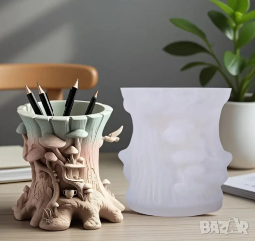 Молд кашпа дънер с гъби, снимка 3 - Форми - 53412597