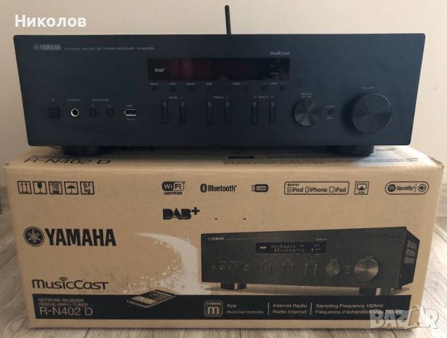 Стерео Ресийвър YAMAHA MusicCast R-N402D, снимка 1 - Ресийвъри, усилватели, смесителни пултове - 46577695