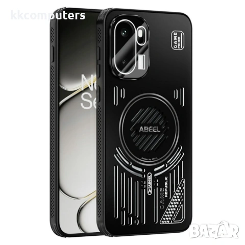 Магнитен Калъф ABEEL за OnePlus 15R 5G / Ace 6T 5G / Ace 6 5G - N52 магнит, Алуминиева сплав, PC+TPU