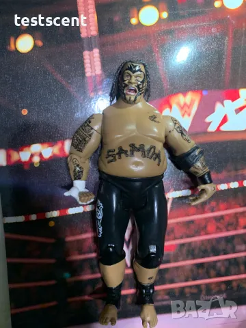 Екшън фигура WWE Umaga Умага Ruthless Aggression Basic Series Умага Самоа Samoa jakks 2005 , снимка 4 - Колекции - 49145807