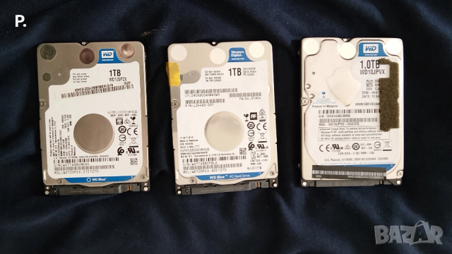 3 хард диска WD х 1000GB, отлични