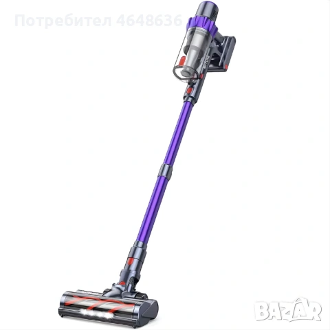 Безжична прахосмукачка BUTURE VC70 – нова, с гаранция, 33KPA, LED, снимка 12 - Прахосмукачки - 54140946